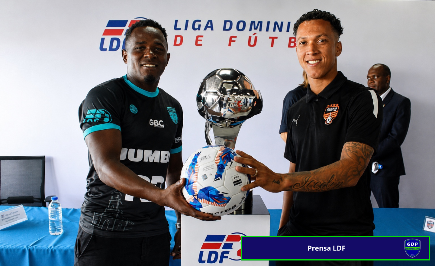 Daniel Jamesley (Salcedo FC) y Jean Carlos López (Cibao FC) - Goldepenal