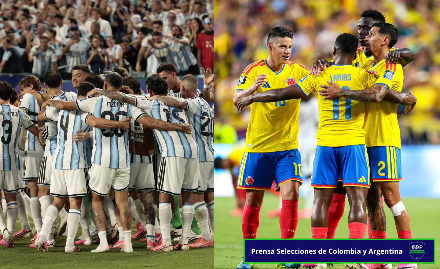 Colombia - Argentina - Octavos de Final - Mundial FIFA 2026 - Goldepenal