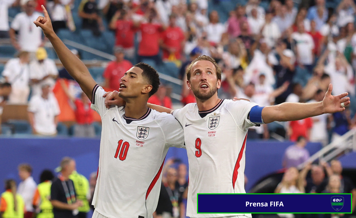 Jude Bellingham y Harry Kane - Inglaterra - Mundial FIFA 2026 - Goldepenal