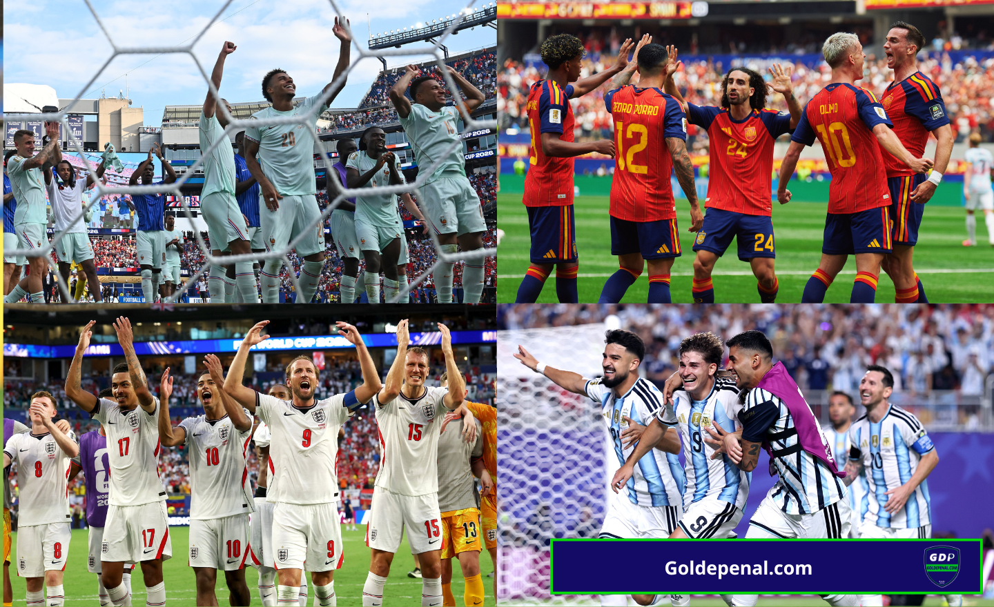 Semifinales - Mundial FIFA 2026 - Goldepenal
